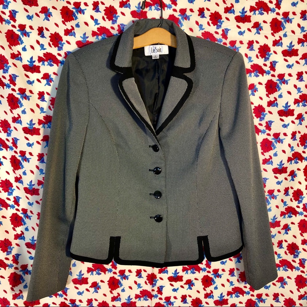 Vtg Le Suit Classic Blazer